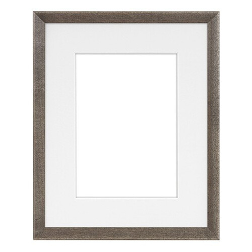MCS Framatic Woodworks Frame with 8 x 10" Glass & 5 x 7" Mat Opening (Barn Gray)