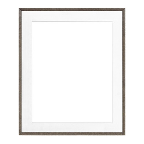 MCS Framatic Woodworks Frame with 20 x 24" Glass & 16 x 20" Mat Opening (Barn Gray)
