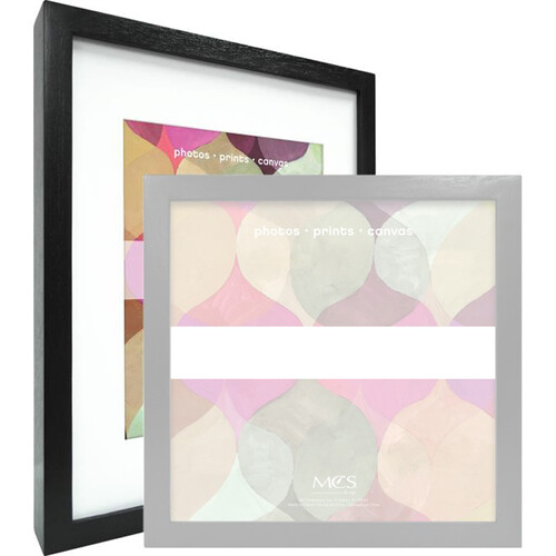 MCS 8 x 10" Wood Art Frame Matted to 5 x 7" (Black)