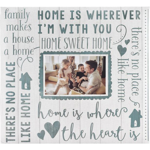 MCS 12 x 12 Scrapbook with Photo Opening On Cover (Family Typography)
