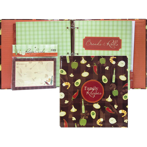 MCS Family Recipes Scrapbook with Recipe Cards (8.5 x 11")