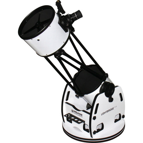 Meade LightBridge Plus 10" f/5 Truss-Tube Dobsonian AZ Telescope