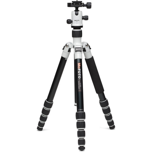 MeFOTO RoadTrip Aluminum Travel Tripod Kit (White)