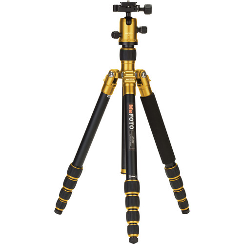 MeFOTO RoadTrip Aluminum Travel Tripod Kit (Yellow)