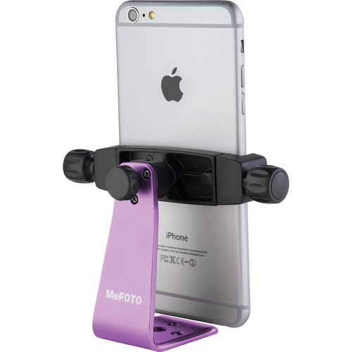 MeFOTO SideKick360 Plus Smartphone Tripod Adapter (Purple)