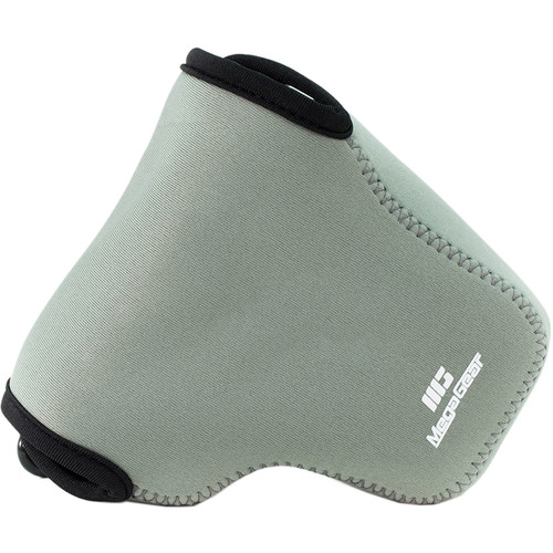 MegaGear Ultralight Neoprene Case for Select Nikon Cameras (Gray)