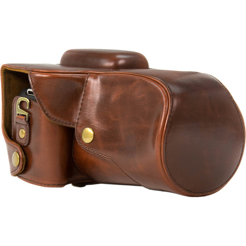MegaGear MG345 Ever Ready Protective Camera Case for Select Canon Cameras (Brown)