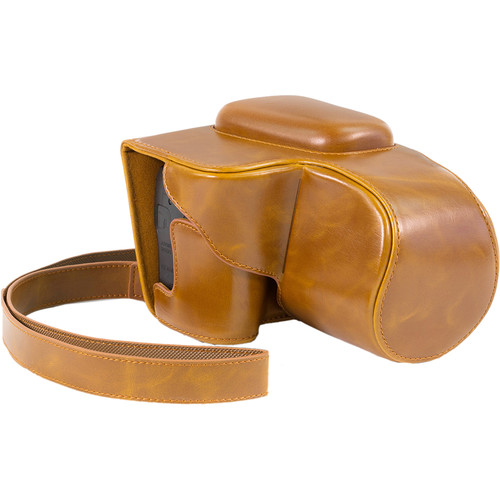 MegaGear MG439 Ever Ready Camera Case for Canon PowerShot SX60 HS (Light Brown)