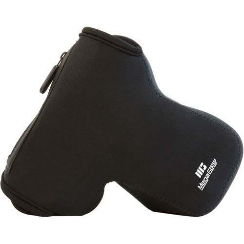 MegaGear Ultralight Neoprene Case for Nikon D3100-D3300, D3400 (18-105), D5100-D5300 (Black)