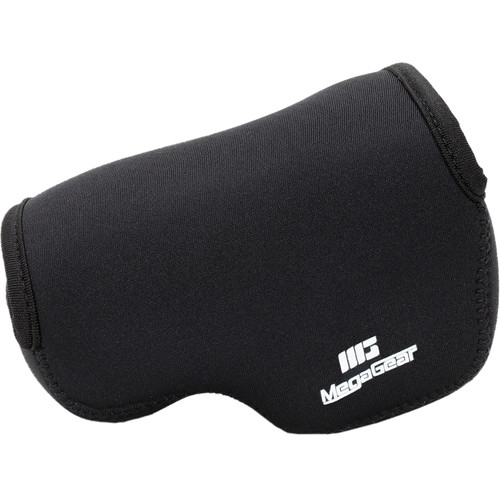 MegaGear Ultralight Neoprene Case for Panasonic DMC-GX850/GX800 and DMC-GF9/GF8/GF7 with 12-32mm Lens (Black)