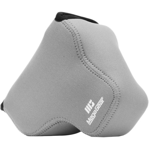 MegaGear Ultralight Neoprene Camera Case for Panasonic LUMIX DC-FZ80, DC-FZ70, FZ72 (Gray)
