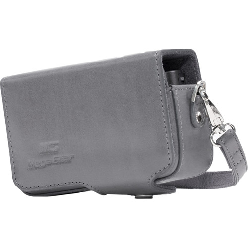 MegaGear Leather Case with Belt Loop for Select RX100 Series Cameras (Gray)