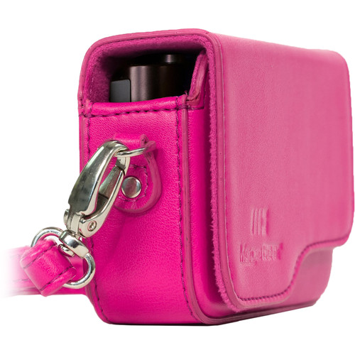 MegaGear Ever Ready PU Leather Camera Case for Leica C Typ 112 (Hot Pink)
