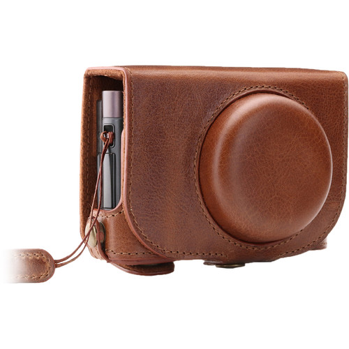 MegaGear Ever Ready Leather Camera Case for Leica C Typ 112 (Brown)