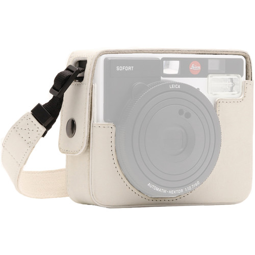 MegaGear Ever Ready PU Leather Camera Case for Leica Sofort Instant (White)