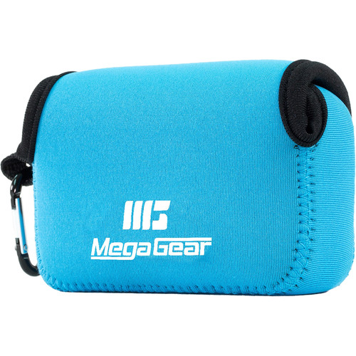MegaGear Ultralight Neoprene Camera Case for Panasonic Lumix ZS200, TZ200, Leica C-Lux (Blue)