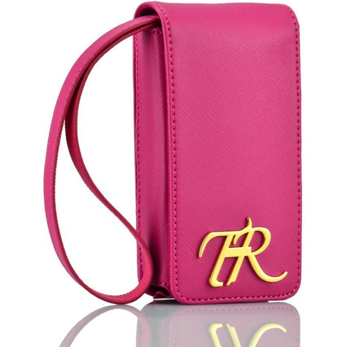MegaGear Ever Ready PU Leather Camera Case with Strap for Casio EX-TR10, EX- TR100, TR150, TR200, TR350, TRYX (Hot Pink)