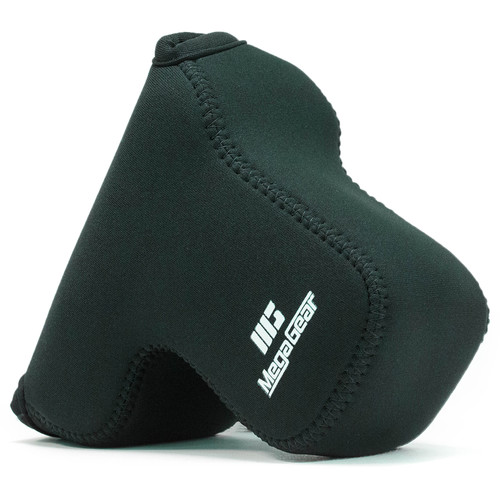 MegaGear Ultralight Neoprene Case for Sony Alpha a6500 with 16-70mm or 18-135mm (Black)