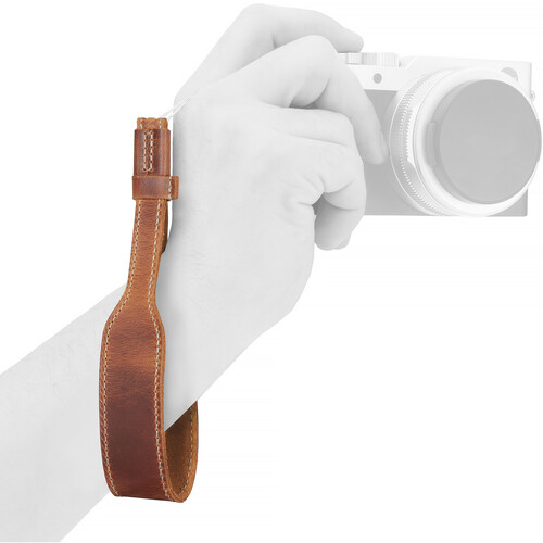 MegaGear Leather Wrist Strap (Camel)