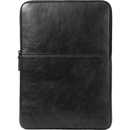 MegaGear Monterey Top Grain Leather Sleeve for 13-14" MacBook (Black)