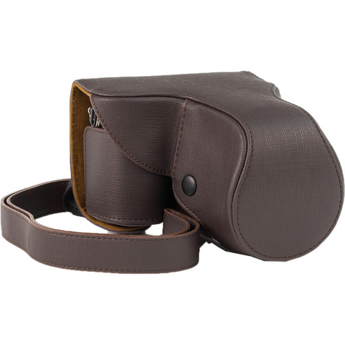 MegaGear Ever Ready Case for NEX-7 with 18-55/20/14mm Lens (Dark Brown)