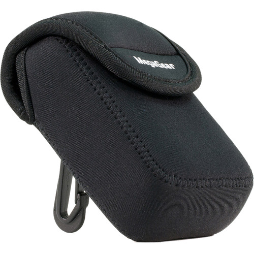 MegaGear Ultralight Neoprene Case for Canon PowerShot G7X, G7X Mark II, Nikon COOLPIX AW130, S9900, or Olympus STYLUS XZ-2 (Black)