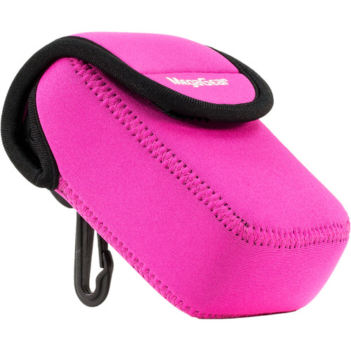 MegaGear Ultralight Neoprene Case for Canon PowerShot G7X/G7X Mark II, Nikon COOLPIX AW130, S9900, or Olympus STYLUS XZ-2 (Hot Pink)