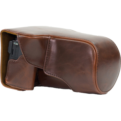 MegaGear Ever Ready Protective Case for Canon EOS M3, 18-55/55-200 (Dark Brown)