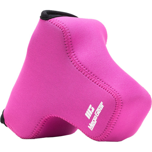 MegaGear Ultralight Neoprene Case for Sony Alpha a7 II, a7R II, or a7S II with 28-70mm Lens (Hot Pink)
