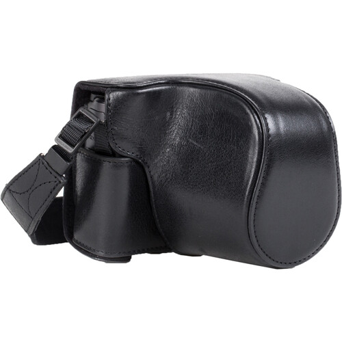 MegaGear Camera Case, Bag for Canon EOS M10 Mirrorless Digital Camera with 15-45mm Lens, Genuine Leathe