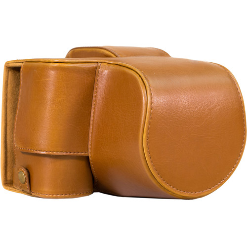 MegaGear Ever Ready Leather Camera Case for Sony Cyber-shot DSC-RX10 III (Light Brown)