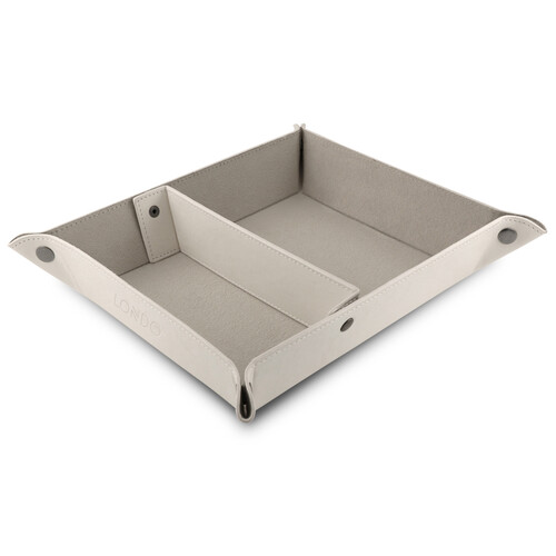 Londo Leather Tray Organizer (White)