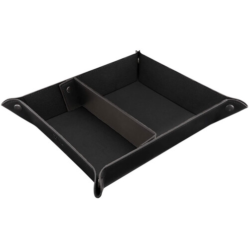 Londo Leather Tray Organizer (Black with Black Lining)