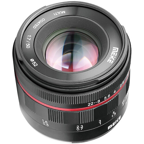 Meike MK-50mm f/1.7 Lens for Canon MK50F1.7EOSR B&H Photo Video