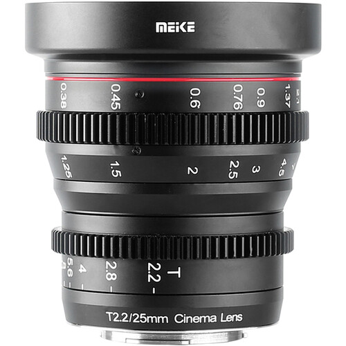 Meike 25mm T2.2 Manual Focus Cinema Lens (FUJIFILM X)