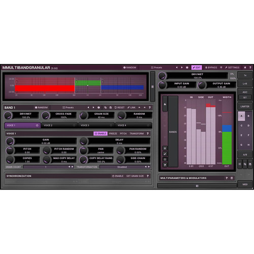MeldaProduction MMultiBandGranular - Granular Synthesizer Plug-In (Download)