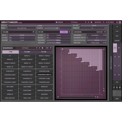 MeldaProduction MRhythmizer - Time Manipulation Effect Plug-In (Download)