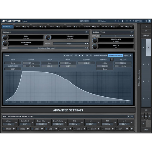 MeldaProduction MPowerSynth - Virtual Synthesizer (Download)