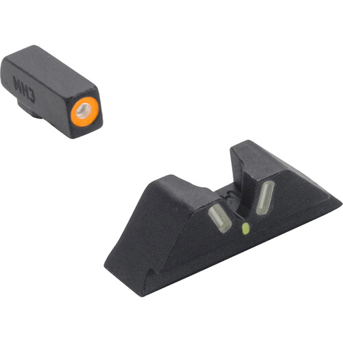 Meprolight Hyper-Bright Glock Standard Frame Sight (Orange Ring)