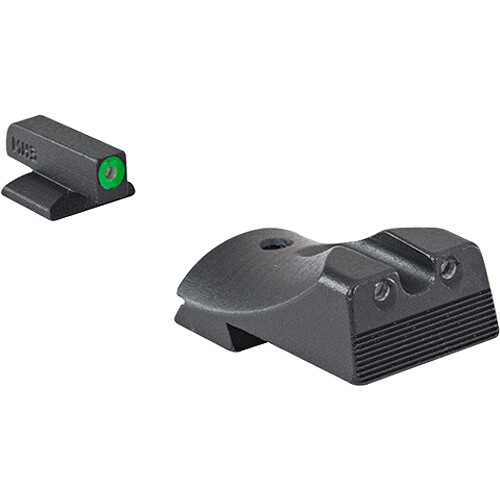 Meprolight Hyper-Bright Tritium Night Sights (Kimber 1911 Slant, Green Front Ring)