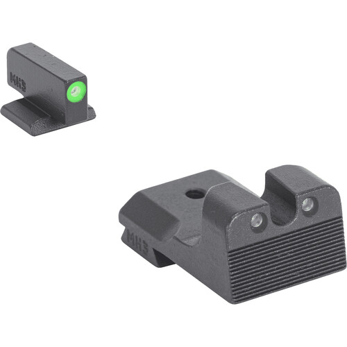 Meprolight Hyper-Bright Tritium Night Sights (Kimber 1911 TFS, Green Front Ring)