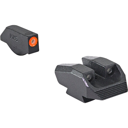 Meprolight Hyper-Bright Tritium Night Sights (Kimber K6/DASA, Orange Front Ring)