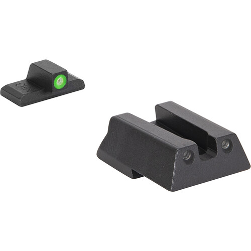 Meprolight Hyper-Bright Tritium Night Sights (H&K VP9/30, Green Front Ring)