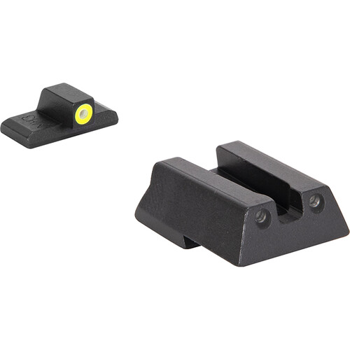 Meprolight Hyper-Bright Tritium Night Sights (H&K VP9/P30, Yellow Front Ring)