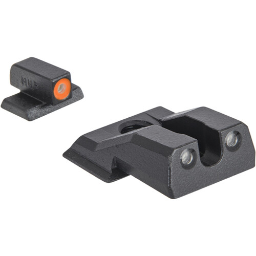 Meprolight Hyper-Bright Tritium Night Sights (Smith & Wesson M&P Shield EZ, Orange Front Ring)