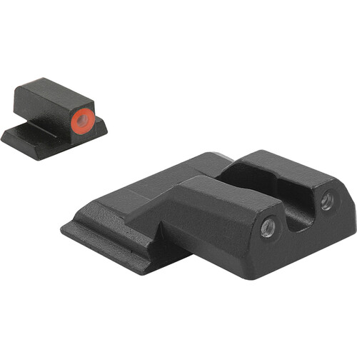 Meprolight Hyper-Bright Tritium Night Sights (Smith & Wesson M&P Shield Non-EZ, Orange Front Ring)