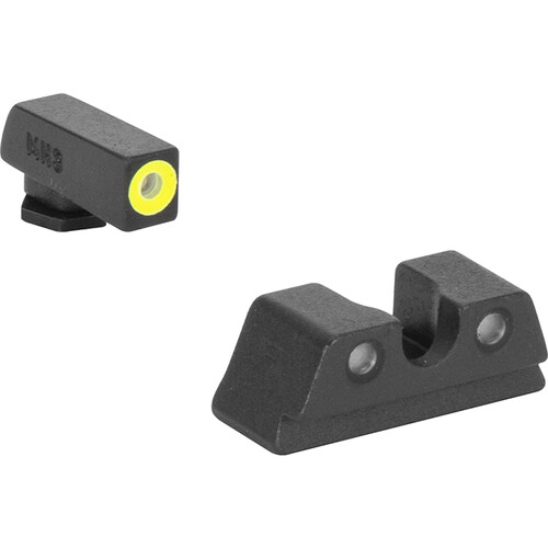 Meprolight Hyper-Bright Tritium Night Sights (Taurus GX4, Yellow Front Ring)