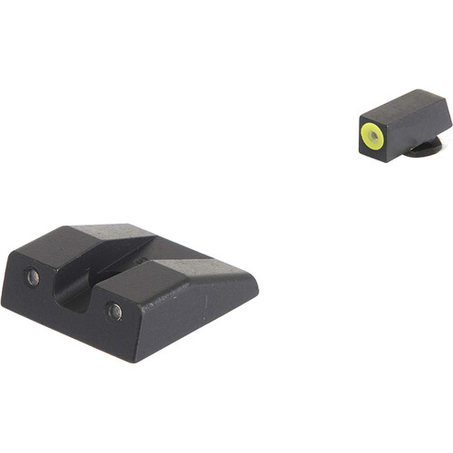 Meprolight Hyper-Bright Tritium Night Sights (Taurus G2, G2C, G3 with OEM Polymer Sights, PT111, Yellow Front Ring)