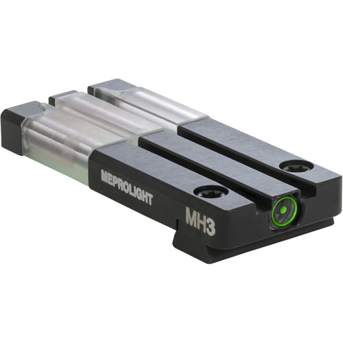 MEPROLIGHT LTD Fiber Optic/Tritium Bull's-Eye Rear Pistol Sight for Sig P226 (Green)