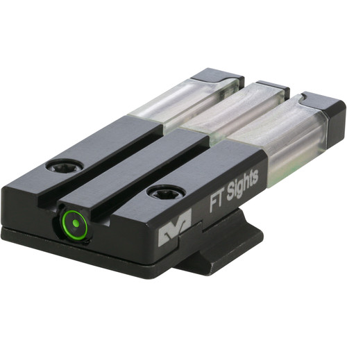 Meprolight Fiber Optic/Tritium Bull's-Eye Rear Pistol Sight for Smith & Wesson M&P (Green)